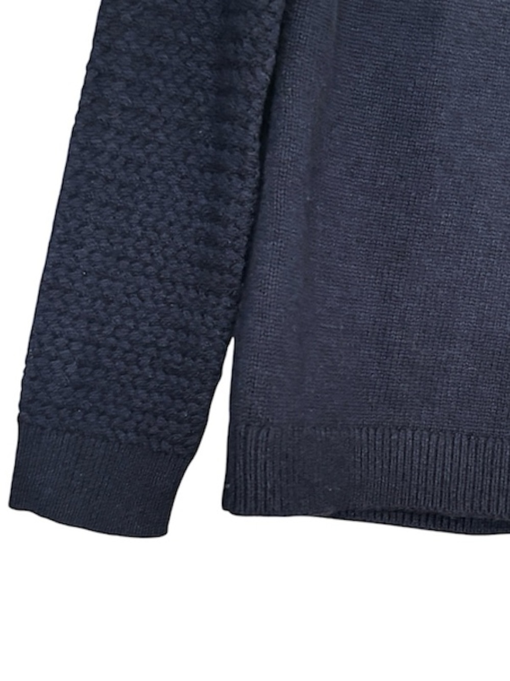 Boden NWT Wool Alpaca Knit Cardigan Sweater Navy Blue Textured Long Sleeve XS - Picture 6 of 11